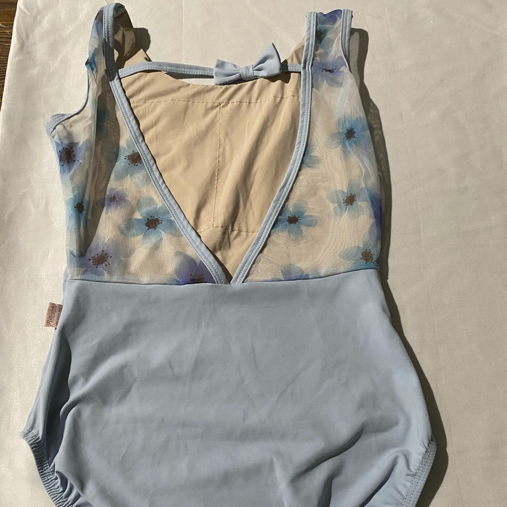 beautiful ballewear leotard in blue CXL